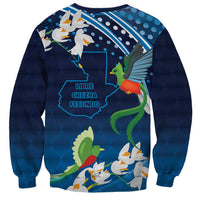 Guatemala Quetzal Bird Sweatshirt Libre Crezca Fecundo