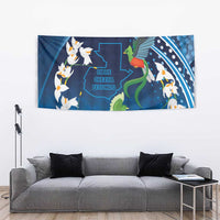 Guatemala Quetzal Bird Tapestry Libre Crezca Fecundo
