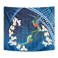 Guatemala Quetzal Bird Tapestry Libre Crezca Fecundo