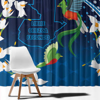 Guatemala Quetzal Bird Window Curtain Libre Crezca Fecundo