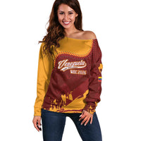 Venezuela Baseball First World Champion 2026 Custom Off Shoulder Sweater