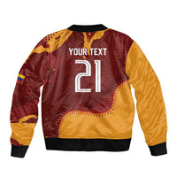 Venezuela Baseball First World Champion 2026 Custom Sleeve Zip Bomber Jacket