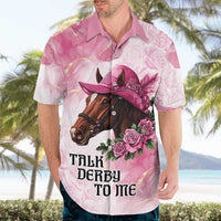Personalized Kentucky Horse Race Hawaiian Shirt Big Hats And Horses Pink Out Party