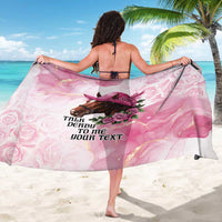 Personalized Kentucky Horse Race Sarong Big Hats And Horses Pink Out Party