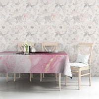 Personalized Kentucky Horse Race Tablecloth Big Hats And Horses Pink Out Party