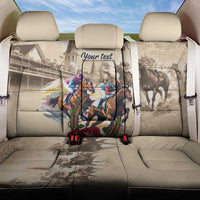 Personalized Kentucky Horse Race Back Car Seat Cover Race for Rosse