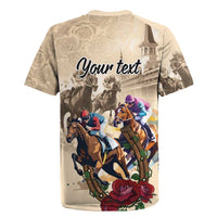 Personalized Kentucky Horse Race Rugby Jersey Race for Rosse