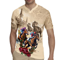 Personalized Kentucky Horse Race Rugby Jersey Race for Rosse