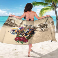 Personalized Kentucky Horse Race Sarong Race for Rosse