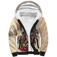 Personalized Kentucky Horse Race Sherpa Hoodie Race for Rosse