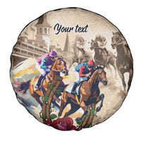 Personalized Kentucky Horse Race Spare Tire Cover Race for Rosse