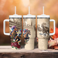 Personalized Kentucky Horse Race Tumbler With Handle Race for Rosse