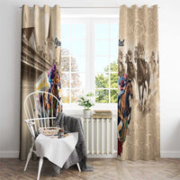 Personalized Kentucky Horse Race Window Curtain Race for Rosse