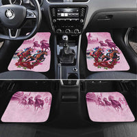 Personalized Kentucky Horse Race Car Mats Pink Out Party