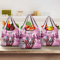 Personalized Kentucky Horse Race Grocery Bag Pink Out Party