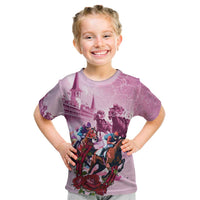 Personalized Kentucky Horse Race Kid T Shirt Pink Out Party