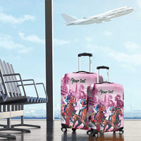 Personalized Kentucky Horse Race Luggage Cover Pink Out Party