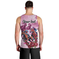 Personalized Kentucky Horse Race Men Tank Top Pink Out Party