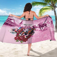 Personalized Kentucky Horse Race Sarong Pink Out Party
