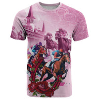 Personalized Kentucky Horse Race T Shirt Pink Out Party