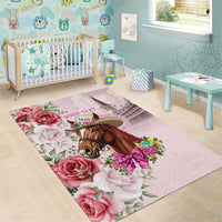 Personalized Kentucky Horse Race Area Rug Talk Derby To Me Derby Horse