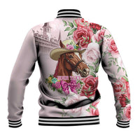 Personalized Kentucky Horse Race Baseball Jacket Talk Derby To Me Derby Horse