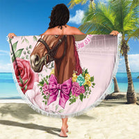 Personalized Kentucky Horse Race Beach Blanket Talk Derby To Me Derby Horse