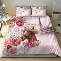 Personalized Kentucky Horse Race Bedding Set Talk Derby To Me Derby Horse