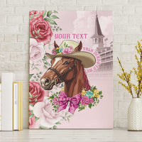 Personalized Kentucky Horse Race Canvas Wall Art Talk Derby To Me Derby Horse