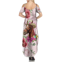 Personalized Kentucky Horse Race Family Matching Summer Maxi Dress and Hawaiian Shirt Talk Derby To Me Derby Horse