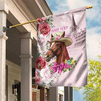 Personalized Kentucky Horse Race Garden Flag Talk Derby To Me Derby Horse