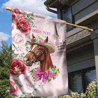 Personalized Kentucky Horse Race Garden Flag Talk Derby To Me Derby Horse