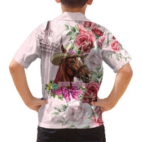 Personalized Kentucky Horse Race Kid Hawaiian Shirt Talk Derby To Me Derby Horse