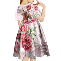 Personalized Kentucky Horse Race Kid Short Sleeve Dress Talk Derby To Me Derby Horse