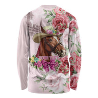 Personalized Kentucky Horse Race Long Sleeve Shirt Talk Derby To Me Derby Horse