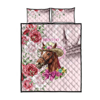 Personalized Kentucky Horse Race Quilt Bed Set Talk Derby To Me Derby Horse