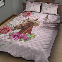 Personalized Kentucky Horse Race Quilt Bed Set Talk Derby To Me Derby Horse