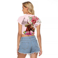 Personalized Kentucky Horse Race Raglan Cropped T Shirt Talk Derby To Me Derby Horse