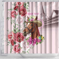 Personalized Kentucky Horse Race Shower Curtain Talk Derby To Me Derby Horse