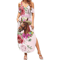 Personalized Kentucky Horse Race Summer Maxi Dress Talk Derby To Me Derby Horse