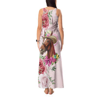 Personalized Kentucky Horse Race Tank Maxi Dress Talk Derby To Me Derby Horse