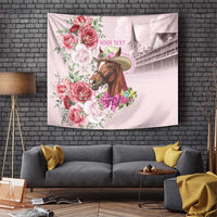 Personalized Kentucky Horse Race Tapestry Talk Derby To Me Derby Horse