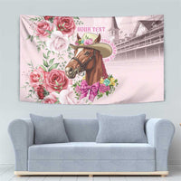 Personalized Kentucky Horse Race Tapestry Talk Derby To Me Derby Horse