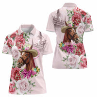 Personalized Kentucky Horse Race Women Polo Shirt Talk Derby To Me Derby Horse