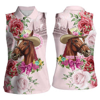Personalized Kentucky Horse Race Women Sleeveless Polo Shirt Talk Derby To Me Derby Horse