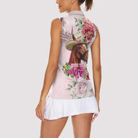 Personalized Kentucky Horse Race Women Sleeveless Polo Shirt Talk Derby To Me Derby Horse