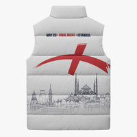 English European Football Champions Sleeveless Puffer Jacket May 20 Final Night Istanbul
