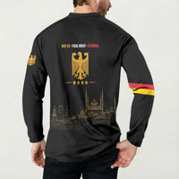 German European Football Champions Button Sweatshirt May 20 Final Night Istanbul