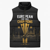 German European Football Champions Sleeveless Puffer Jacket May 20 Final Night Istanbul