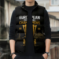 German European Football Champions Sleeveless Puffer Jacket May 20 Final Night Istanbul